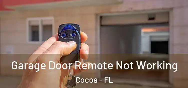  Garage Door Remote Not Working Cocoa - FL
