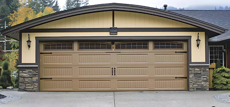 Residential Vinyl Roll Up Doors Cocoa