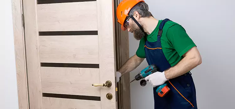 Replace Internal Door Handle with Lock Cocoa
