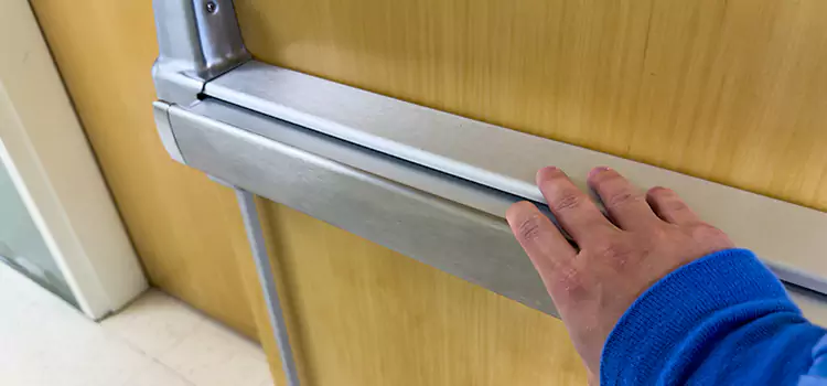 Installing a Push Bar on a Door Cocoa